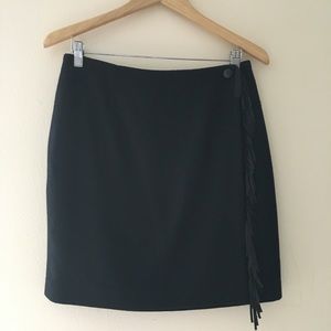 David Eliot Wool Wrap Skirt